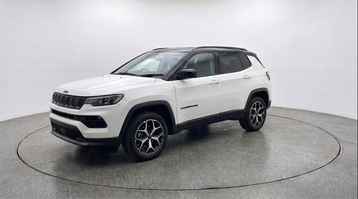 Bright White Clearcoat 2025 Jeep Compass Limited