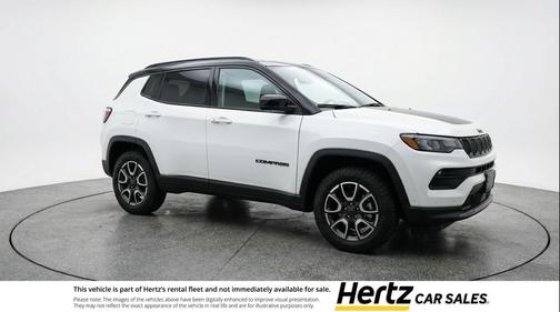 Bright White Clearcoat 2025 Jeep Compass Trailhawk