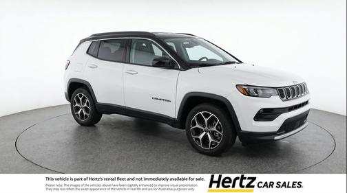 Bright White Clearcoat 2025 Jeep Compass Limited