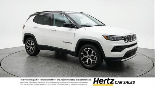 Bright White Clearcoat 2025 Jeep Compass Limited