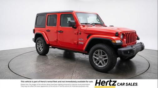 Firecracker Red Clearcoat 2025 Jeep Wrangler Sport S