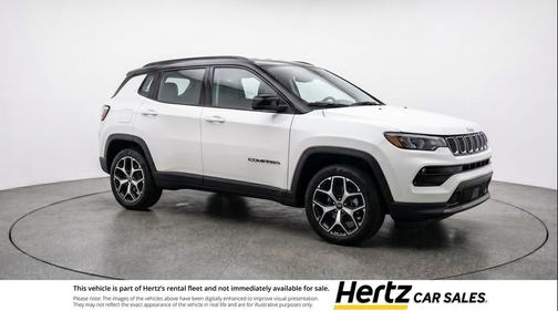 Bright White Clearcoat 2025 Jeep Compass Limited
