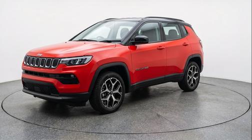 Red Hot Pearlcoat 2025 Jeep Compass Limited
