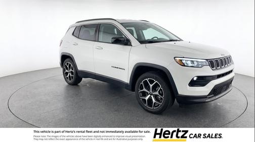 Bright White Clearcoat 2025 Jeep Compass Limited