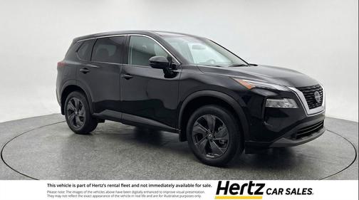 Super Black 2025 Nissan Rogue SV