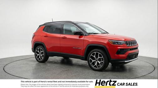 Red Hot Pearlcoat 2025 Jeep Compass Limited