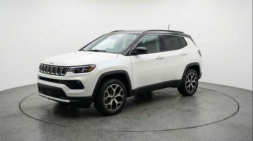 Bright White Clearcoat 2025 Jeep Compass Limited