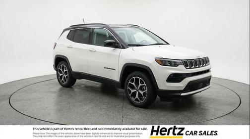 Bright White Clearcoat 2025 Jeep Compass Limited