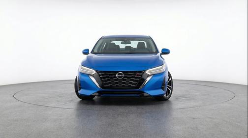 Electric Blue Metallic 2025 Nissan Sentra SV