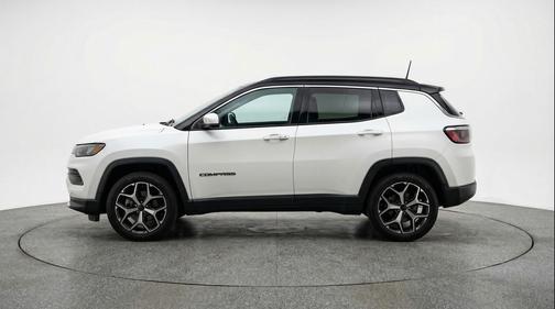 Bright White Clearcoat 2025 Jeep Compass Limited