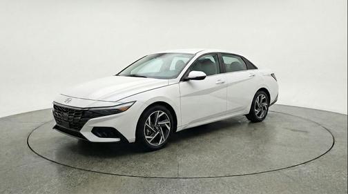 Serenity White 2025 Hyundai ELANTRA SEL