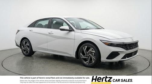 Serenity White 2025 Hyundai ELANTRA SEL