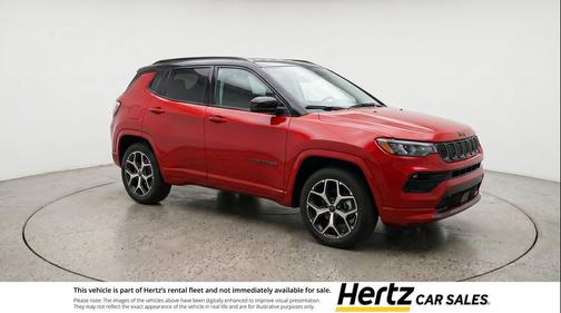Red Hot Pearlcoat 2025 Jeep Compass Limited
