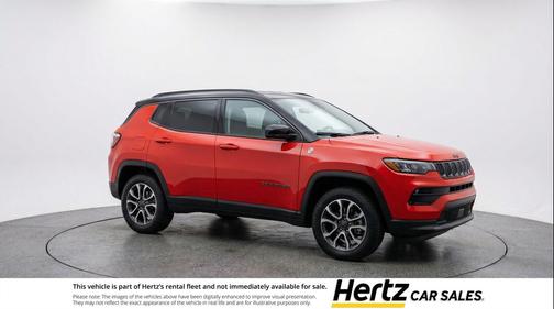 Red Hot Pearlcoat 2025 Jeep Compass Trailhawk