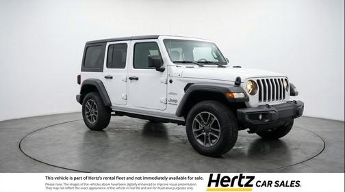 Bright White Clearcoat 2025 Jeep Wrangler Sport S