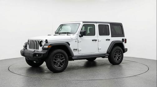Bright White Clearcoat 2025 Jeep Wrangler Sport S