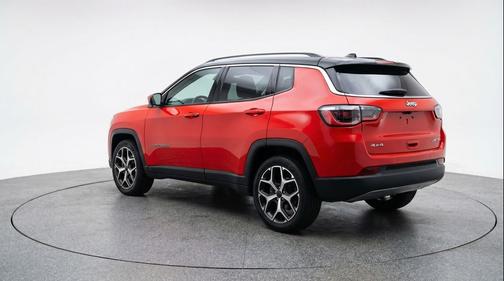 Red 2025 Jeep Compass Limited