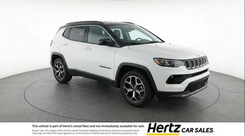 Bright White Clearcoat 2025 Jeep Compass Limited