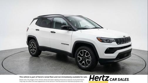Bright White Clearcoat 2025 Jeep Compass Trailhawk