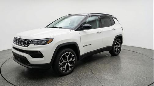 Bright White Clearcoat 2025 Jeep Compass Limited
