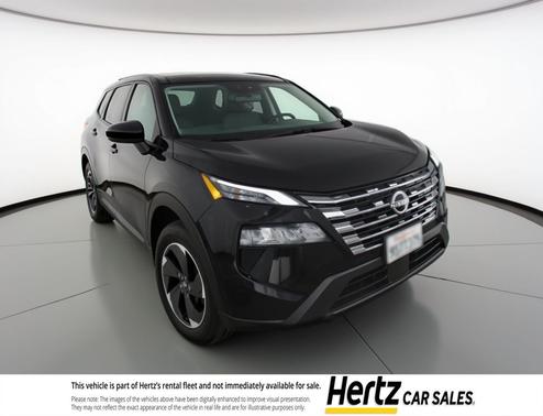 Super Black 2025 Nissan Rogue SV