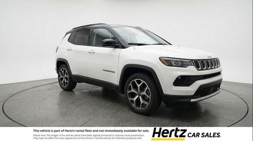 Bright White Clearcoat 2025 Jeep Compass Limited