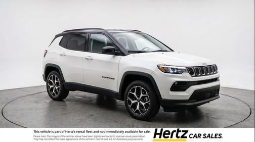 Bright White Clearcoat 2025 Jeep Compass Limited