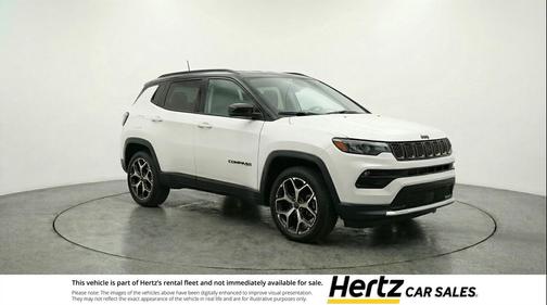 Bright White Clearcoat 2025 Jeep Compass Limited