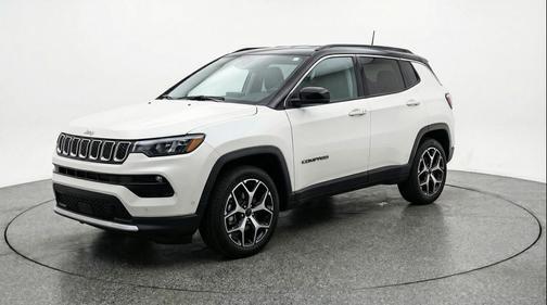 Bright White Clearcoat 2025 Jeep Compass Limited