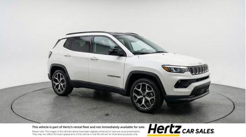 Bright White Clearcoat 2025 Jeep Compass Limited