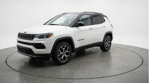 Bright White Clearcoat 2025 Jeep Compass Limited