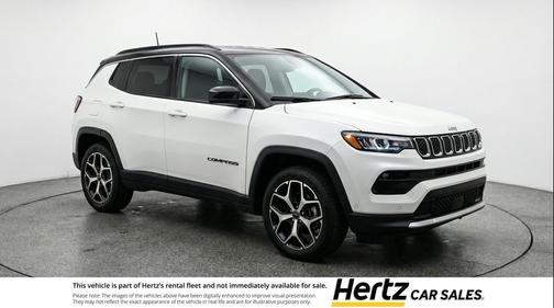 Bright White Clearcoat 2025 Jeep Compass Limited