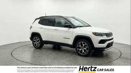 Bright White Clearcoat 2025 Jeep Compass Limited