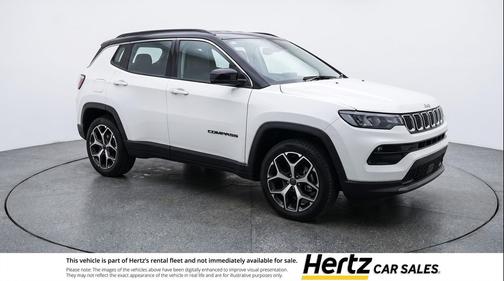 Bright White Clearcoat 2025 Jeep Compass Limited