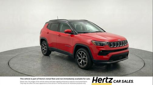 Red Hot Pearlcoat 2025 Jeep Compass Limited