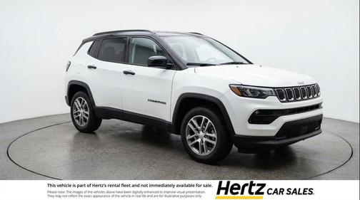 Bright White Clearcoat 2025 Jeep Compass Limited