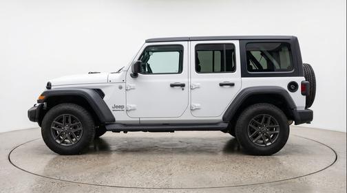 Bright White Clearcoat 2025 Jeep Wrangler Sport S