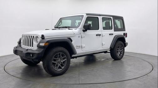 Bright White Clearcoat 2025 Jeep Wrangler Sport S