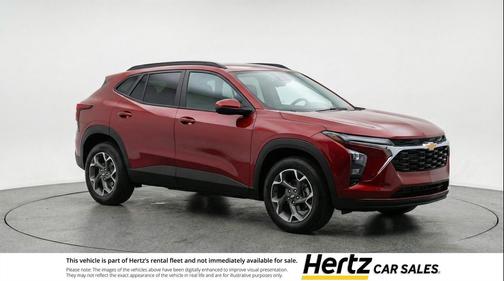 Crimson Metallic 2025 Chevrolet Trax LT