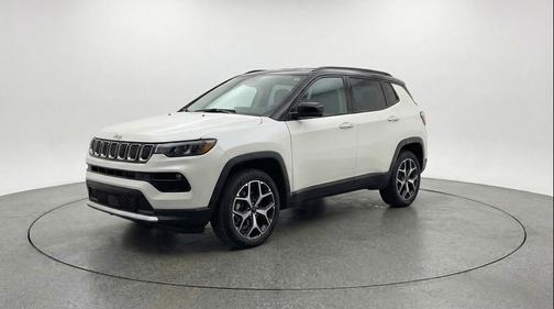 Bright White Clearcoat 2025 Jeep Compass Limited
