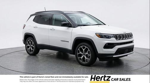 Bright White Clearcoat 2025 Jeep Compass Limited