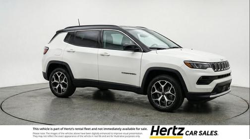 Bright White Clearcoat 2025 Jeep Compass Limited