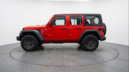 Firecracker Red Clearcoat 2025 Jeep Wrangler Sport S