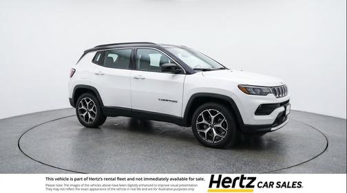 Bright White Clearcoat 2025 Jeep Compass Limited