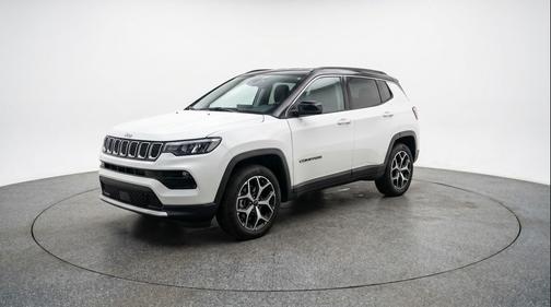 Bright White Clearcoat 2025 Jeep Compass Limited