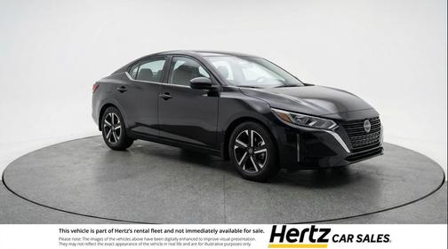 Super Black 2025 Nissan Sentra SV