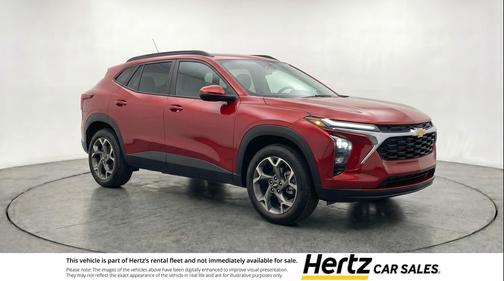 Crimson Metallic 2025 Chevrolet Trax LT