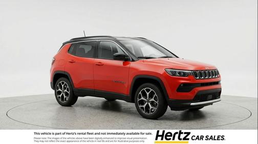 Red Hot Pearlcoat 2025 Jeep Compass Limited
