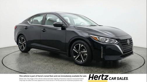 Super Black 2025 Nissan Sentra SV