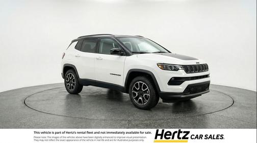 Bright White Clearcoat 2025 Jeep Compass Trailhawk